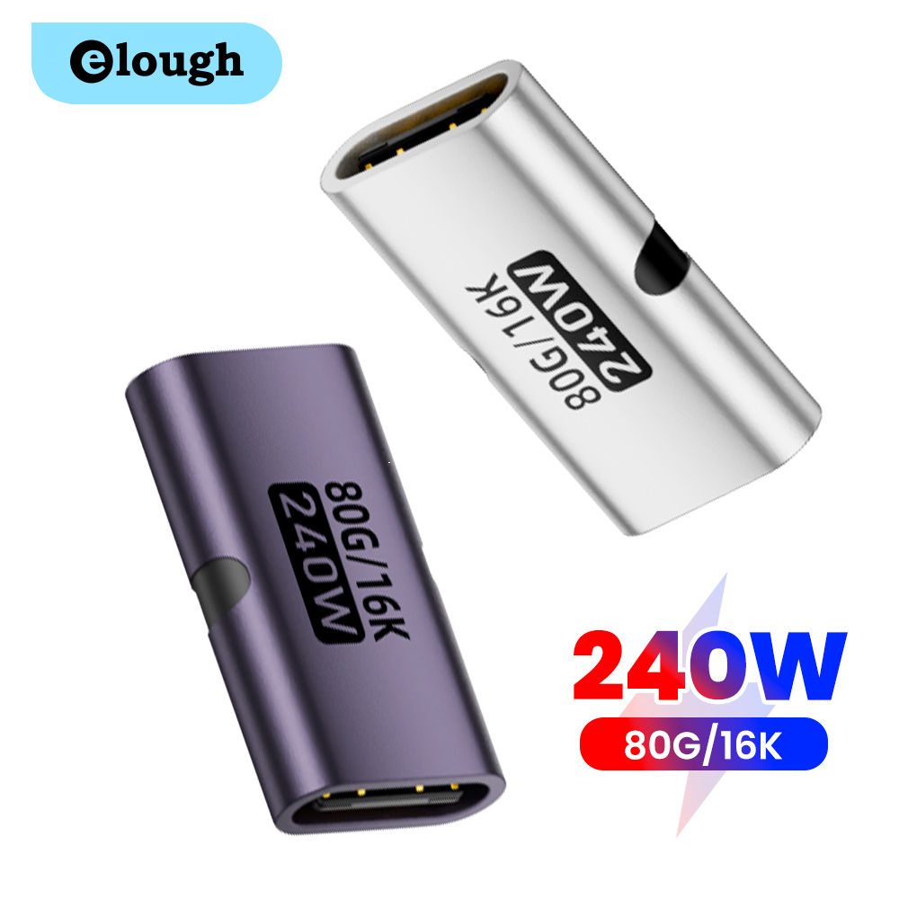 Home Office For Mac - Adapter USB-C żeński-żeński 240W PD, 40