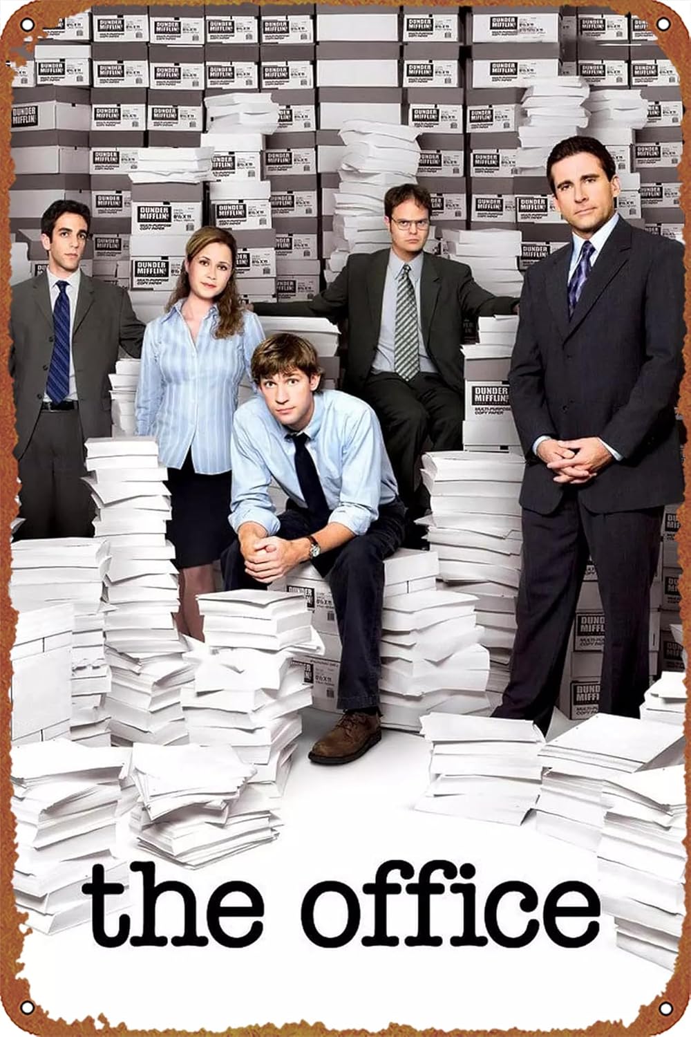 Home Office Logo - 1 szt., Plakat biurowy, Plakat filmowy,