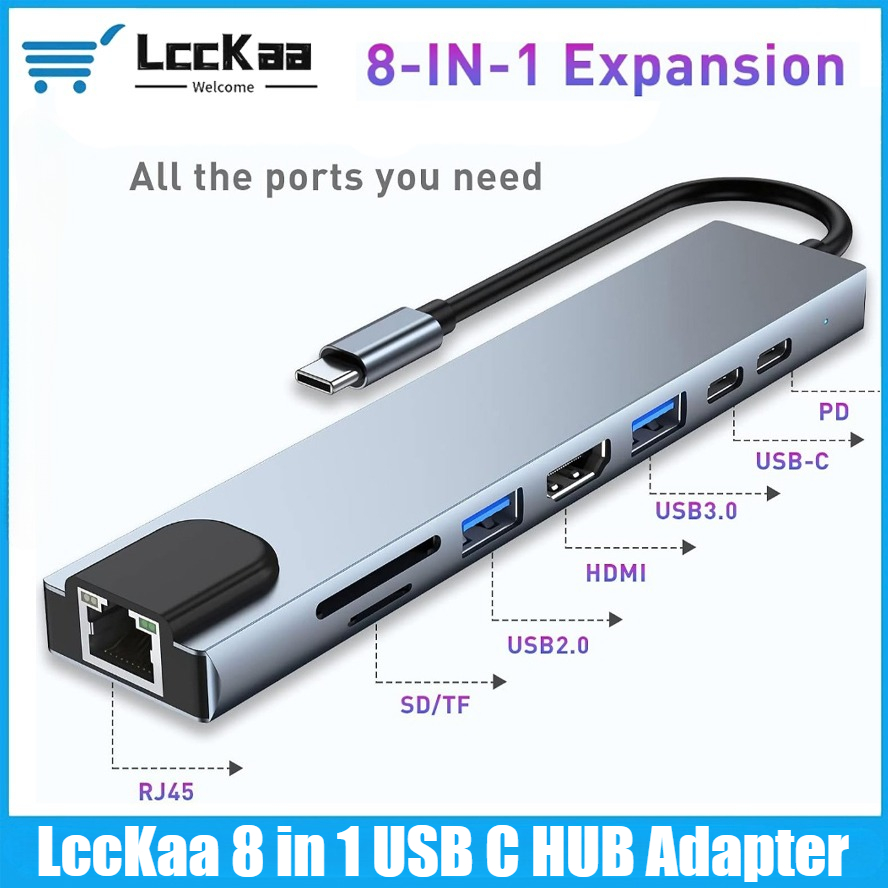 Home Office For Mac - Hub USB C 8/7 w 1