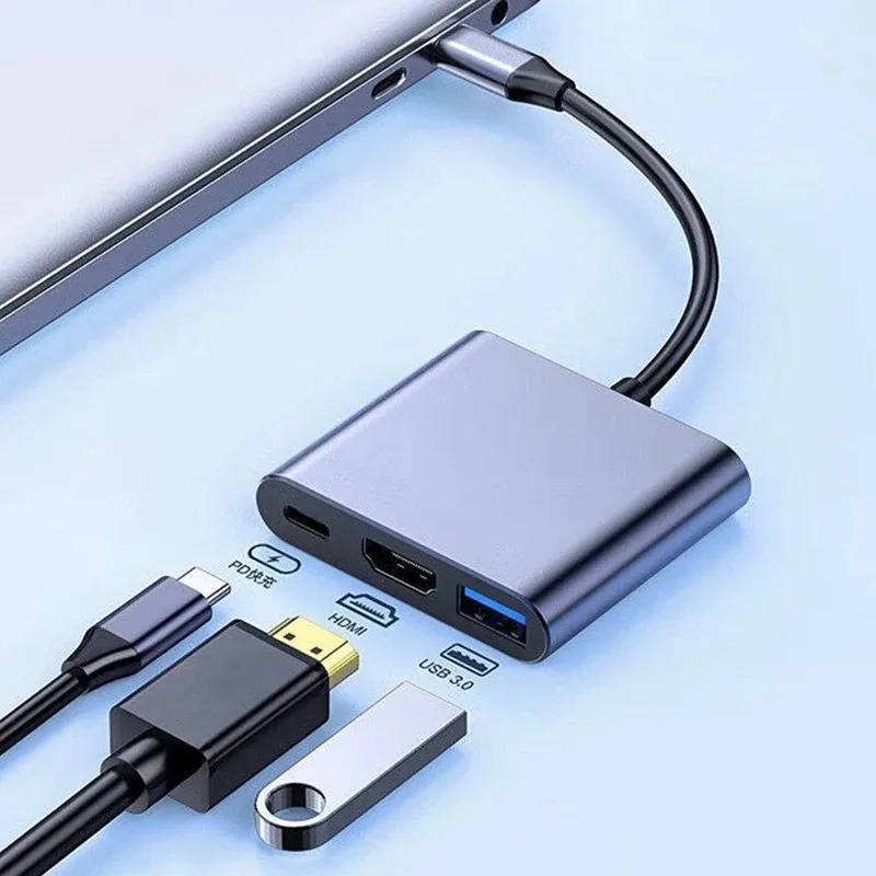 Home Office For Mac - USB C HUB 3w1 Typ C