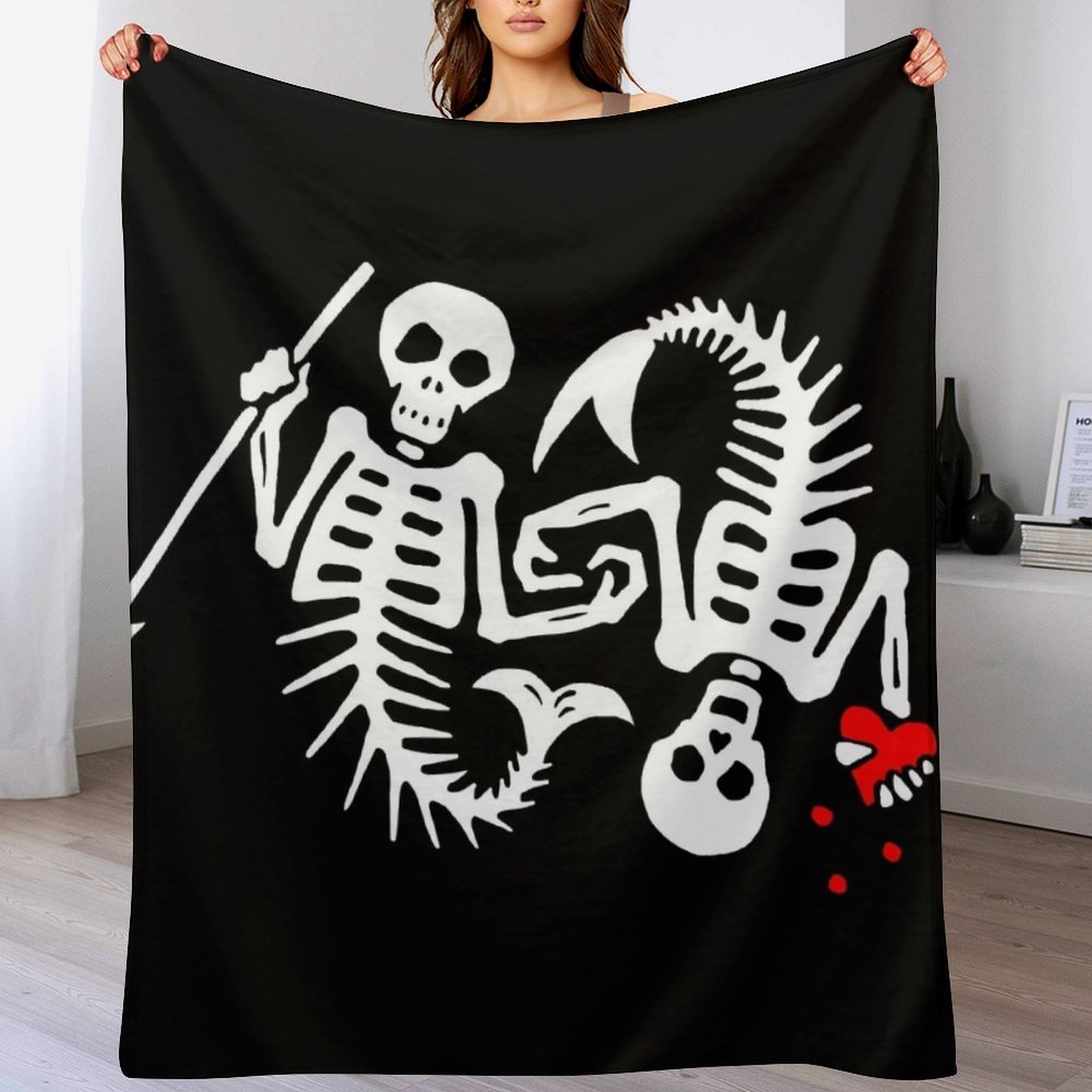 Home Office Means - Koc z logo Szkieletowych Syren z