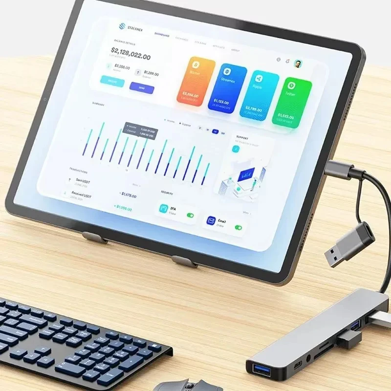 Hub USB-C 8 w 1 Rozdzielacz US – Home Office For Mac recenzja i cena