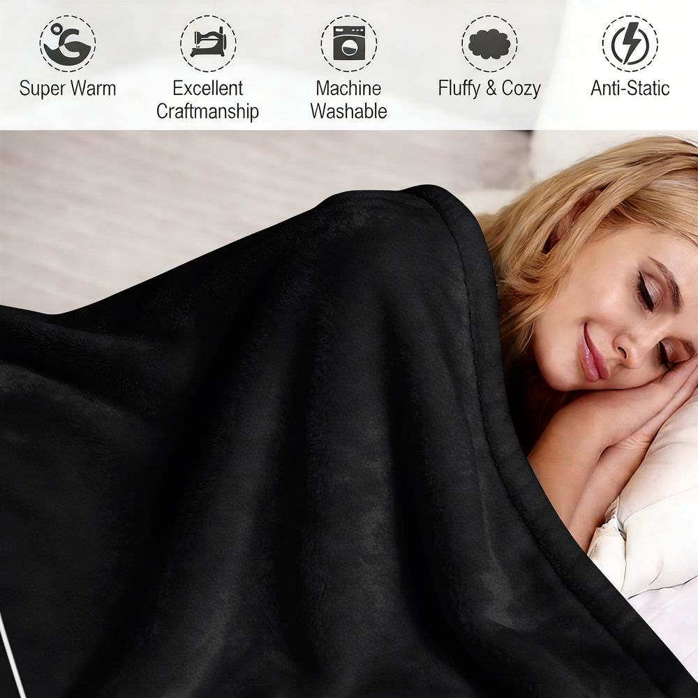 Minimalistyczny koc flanelowy  – Home Office Icon recenzja i cena