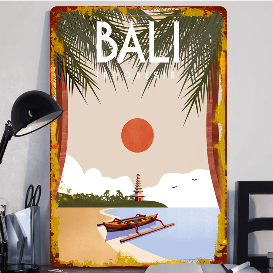 Metalowa dekoracja ścienna Bal – Home Office Bali recenzja i cena