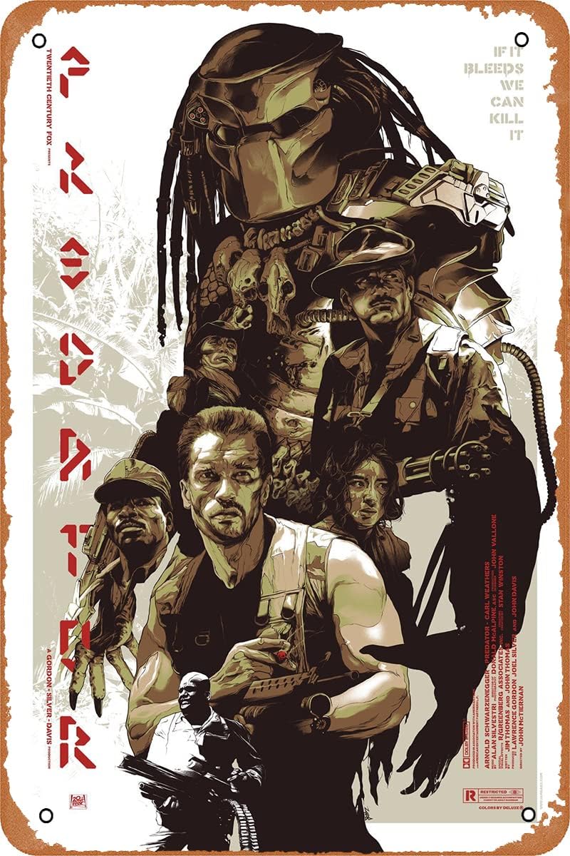 Plakat filmowy PREDATOR (1987) – Home Office Logo recenzja i cena
