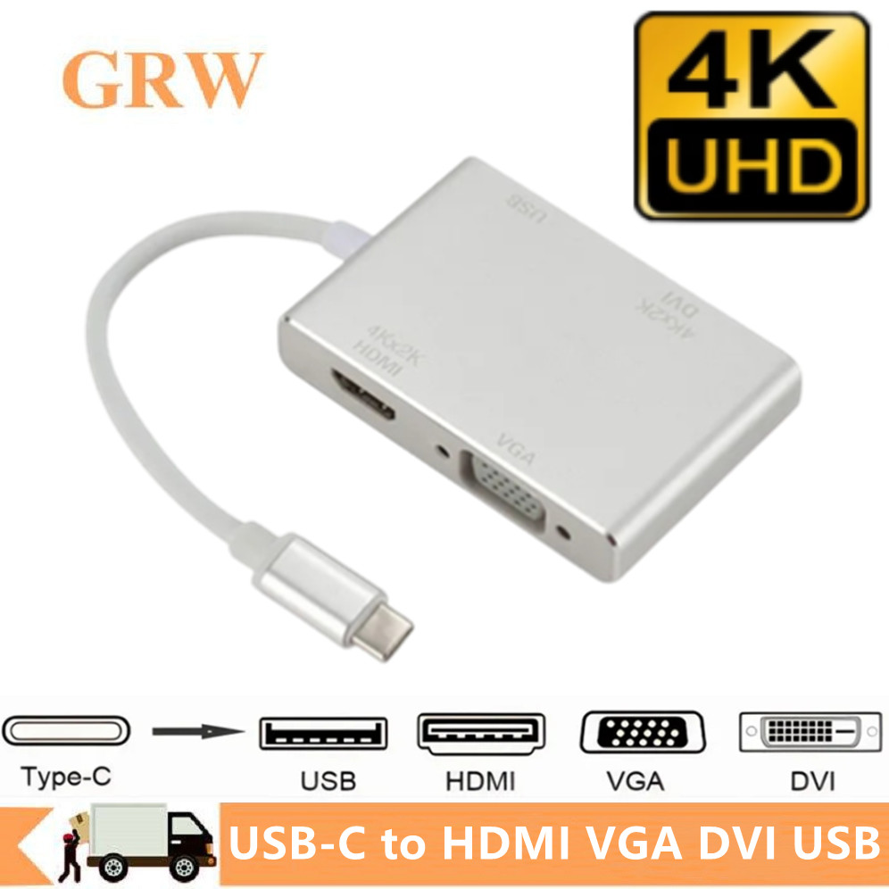 4K typ C do HDMI VGA USB konwe – Home Office For Mac recenzja i cena